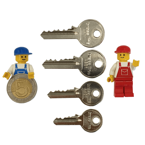 dodatkowy klucz do kłódek GERDA Brass line