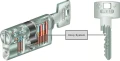 wkładka z gałką ABUS ZOLIT 1000 - master key  
